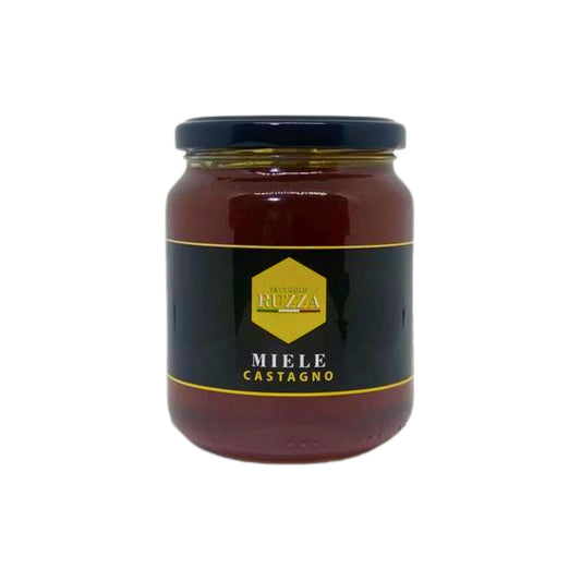 Vasetto di Miele di Castagno biologico Fattorie Ruzza dell'Irpinia 500g
