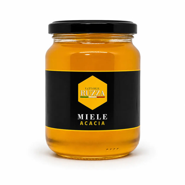 Miele di acacia italiano – produzione apistica Fattorie Ruzza, Irpinia Fontanarosa
