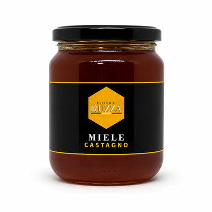 Miele di castagno italiano – produzione apistica Fattorie Ruzza, Irpinia Fontanarosa