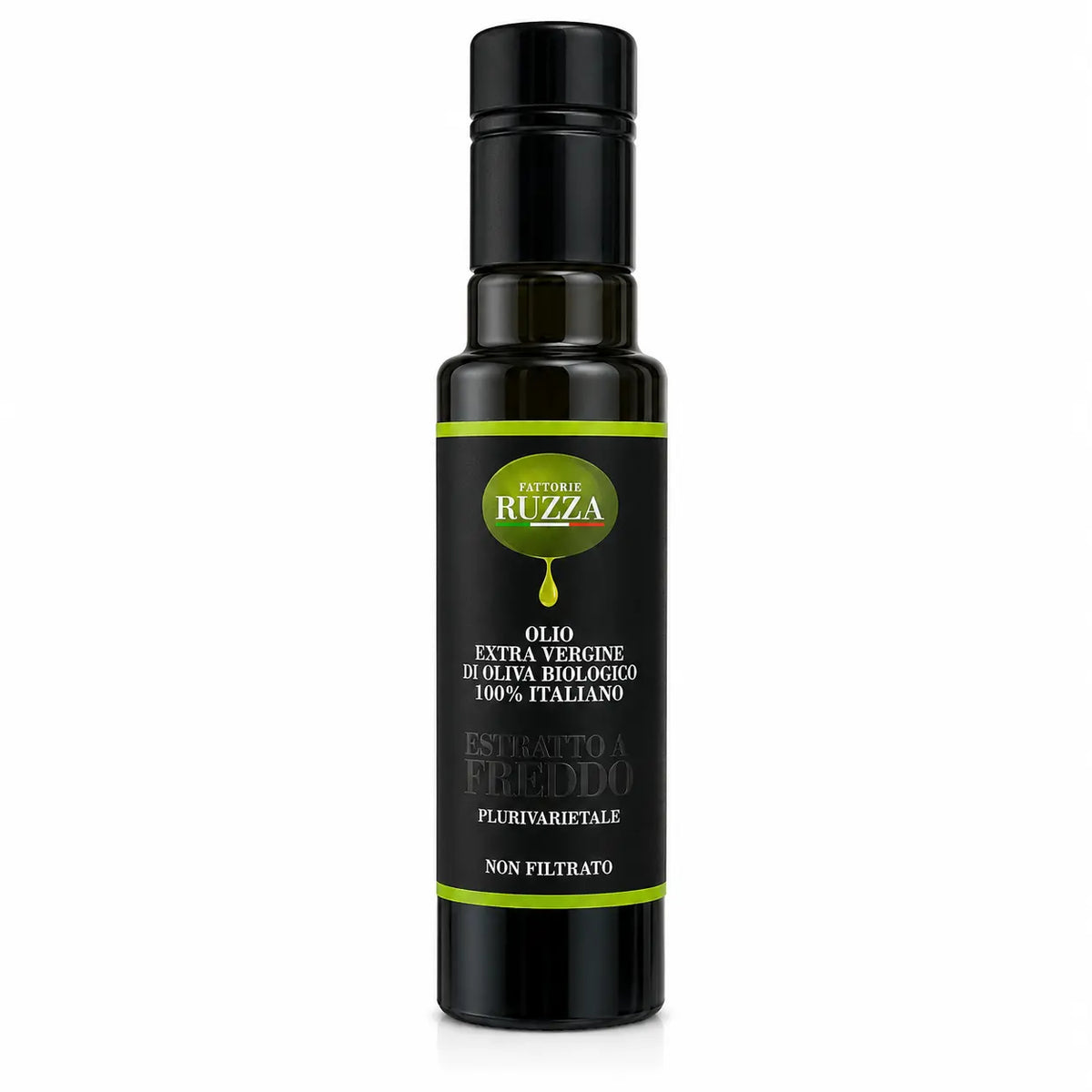 Olio EVO biologico Ravece 60% – bottiglia mignon 100 ml Fattorie Ruzza, Fontanarosa Irpinia