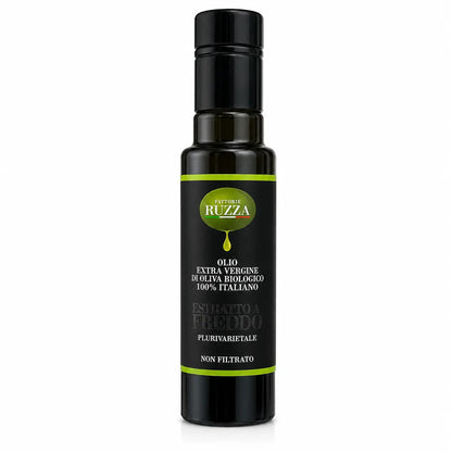 Olio EVO biologico Ravece 60% – bottiglia mignon 100 ml Fattorie Ruzza, Fontanarosa Irpinia
